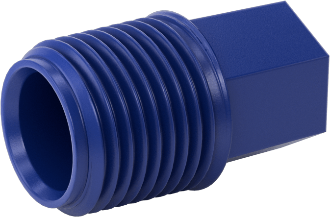 Gıda ve İçecek için Plastik Boru Bağlantı Parçası, Redüksiyon Adaptörü, 1/4 NPT Dişi x 1/2 NPT Erkek