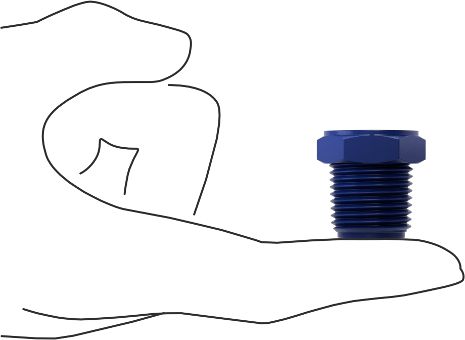 Gıda ve İçecek için Plastik Boru Bağlantı Parçası, Redüksiyon Adaptörü, 3/8 NPT Dişi x 1/2 NPT Erkek