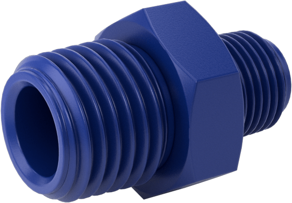 Gıda ve İçecek için Plastik Boru Bağlantı Parçası, Düz Redüktör, 1/4 NPT Dişi x 1/8 NPT Erkek