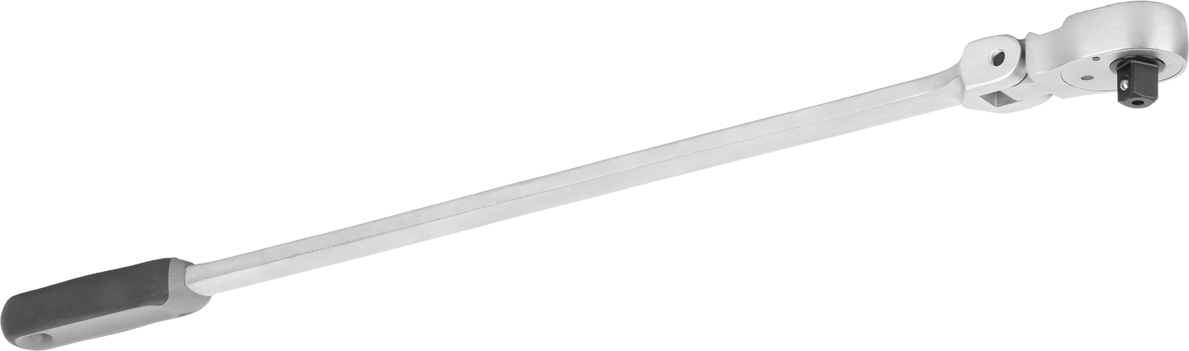 Esnek Başlı Cırcır Anahtarı, Hızlı Açma, 1/2" Kare Tahrik, 23-5/8" Toplam Uzunluk