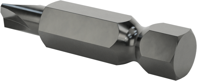 Tri-Wing® Uç, Elektrikli Aletler için 1/4" Altıgen Şaft, 1 Numaralı Boyut