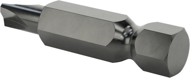 Tri-Wing® Uç, Elektrikli Aletler için 1/4" Altıgen Şaft, Numara 2 Boyut