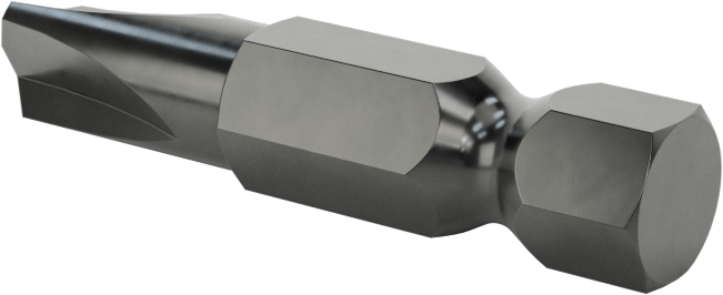 Tri-Wing® Uç, Elektrikli Aletler için 1/4" Altıgen Şaft, 4 Numara Boyut