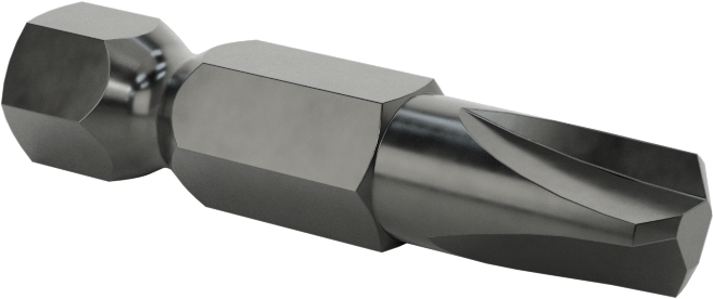 Tri-Wing® Uç, Elektrikli Aletler için 1/4" Altıgen Şaft, 4 Numara Boyut
