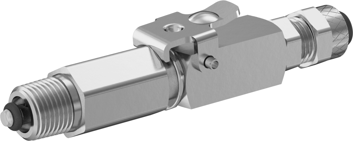 Hızlı Bağlantı Kesme Tüp Bağlantısı, Pirinç, Plug ve Soket Seti, Kesme Vanası, 1/4" Boru x 1/8 NPT
