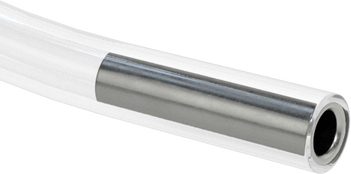 Nem Dağıtıcı Sert PFA Plastik Boru, 4 mm ID, 6 mm OD, 100 mm Uzunluk, Şeffaf