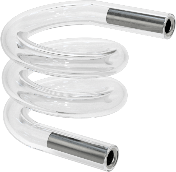 Nem Dağıtıcı Sert PFA Plastik Boru, 15 mm Dış Çap x 40 mm Yükseklik Bobin, Şeffaf