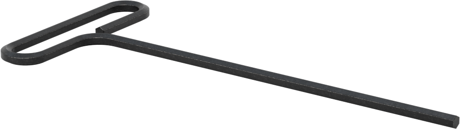 Düz Tutamaklı Döngülü T Saplı Altıgen Anahtar, 4 mm Tahrik Boyutu, 6-3/4" Toplam Uzunluk