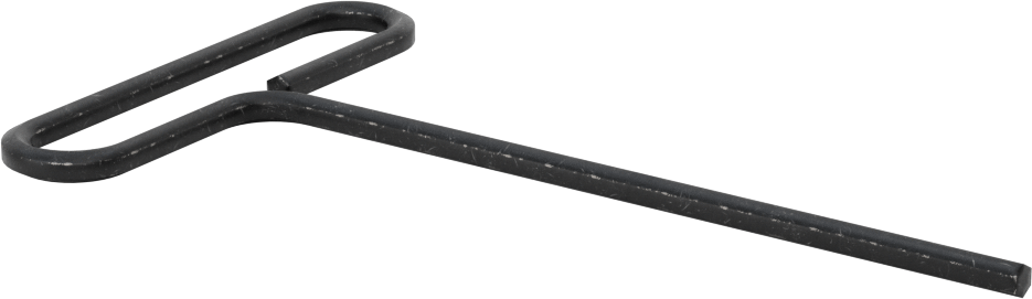 Düz Tutamaklı Döngülü T Saplı Altıgen Anahtar, 5 mm Tahrik Boyutu, 7" Toplam Uzunluk