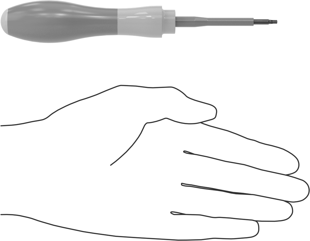 Elektrik Yalıtımlı Torx Tornavida, T9 Tahrik