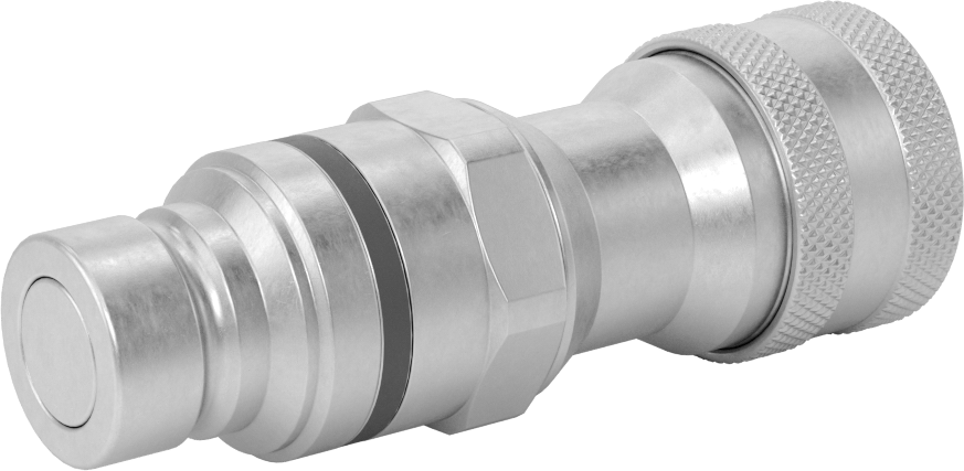 Hidrolik Sıvı için Pioneer Hızlı Bağlantı Kesme Hortum Bağlantısı, Sleeve-Loc Soket x ISO Plug, 1/2 Kaplin Boyutu