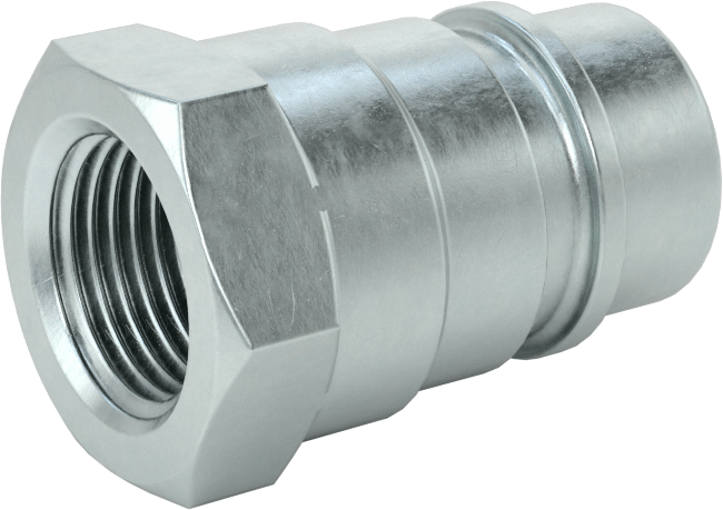 Hidrolik Sıvı için Pioneer Hızlı Bağlantı Kesme Hortum Bağlantısı, Plug, 3/8 Kaplin Boyutu, 3/8 NPTF Dişi