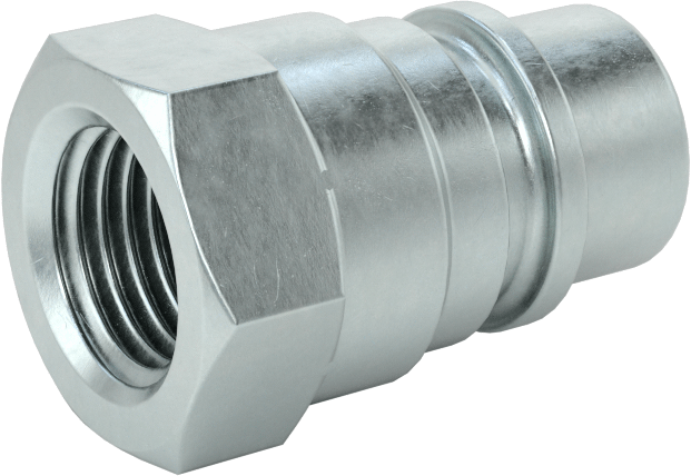 Hidrolik Sıvı için Pioneer Hızlı Bağlantı Kesme Hortum Bağlantısı, Plug, 1/4 Kaplin Boyutu, 1/4 NPTF Dişi