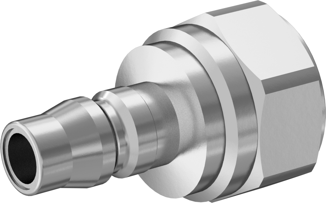 Hava için Japon Hızlı Bağlantı Kesme Hortum Bağlantısı, Plug, 1/4 Kaplin Boyutu, 1/2 NPT Dişi