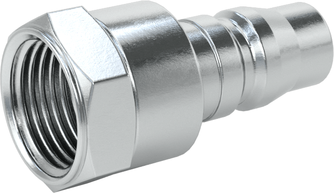 Hava için Japon Hızlı Bağlantı Kesme Hortum Bağlantısı, Plug, 1/4 Kaplin Boyutu, 3/8 NPT Dişi