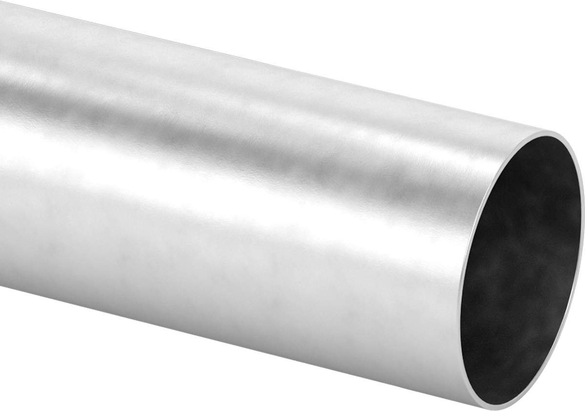 Vakum Dereceli Büyük Çaplı Alüminyum Boru, 2-1/8" OD