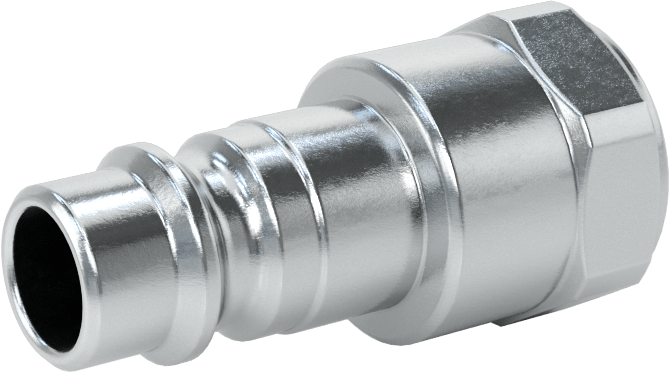 Hava için Avrupa Hızlı Bağlantı Kesme Hortum Bağlantısı, Plug, 1/4 Kaplin Boyutu, 1/4 BSPP Dişi