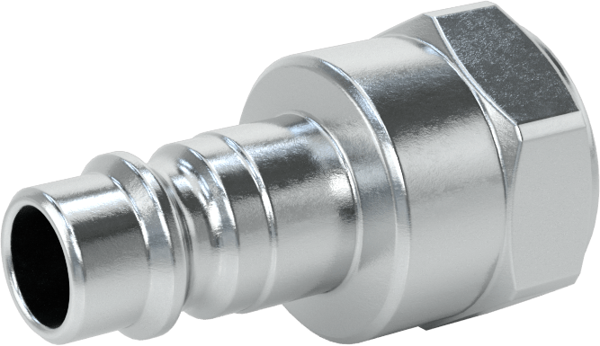Hava için Avrupa Hızlı Bağlantı Kesme Hortum Bağlantısı, 1/4 Boyut, Plug, 3/8 NPT Dişi Uç