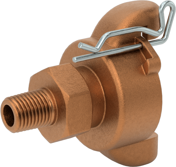 Twist-Claw Hortum Bağlantısı, Pirinç, 1/4 NPT Erkek Uç