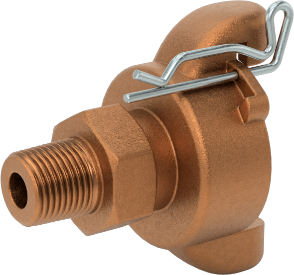 Twist-Claw Hortum Bağlantısı, Pirinç, 3/8 NPT Erkek Uç