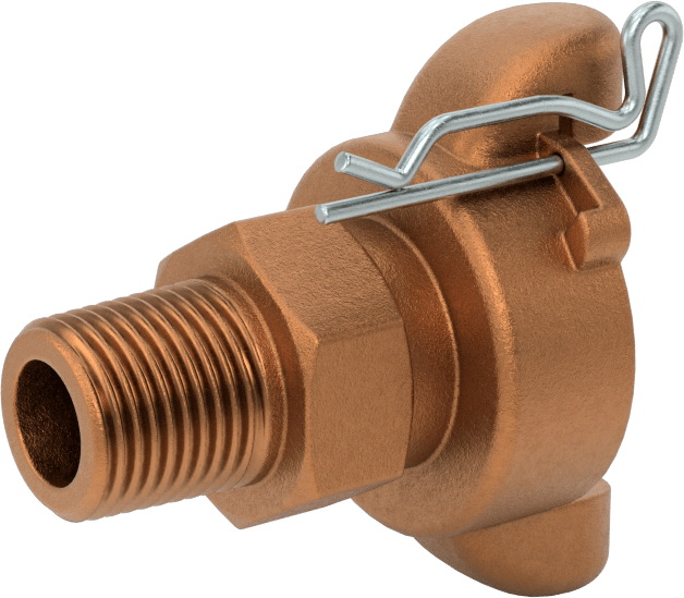 Twist-Claw Hortum Bağlantısı, Pirinç, 1/2 NPT Erkek Uç