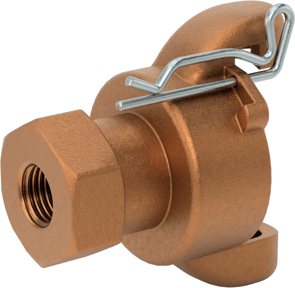 Twist-Claw Hortum Bağlantısı, Pirinç, 1/4 NPT Dişi Uç