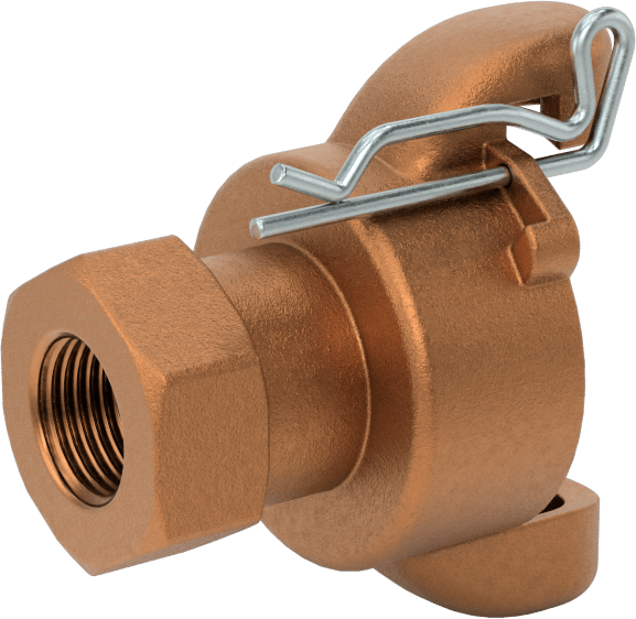 Twist-Claw Hortum Bağlantısı, Pirinç, 3/8 NPT Dişi Uç