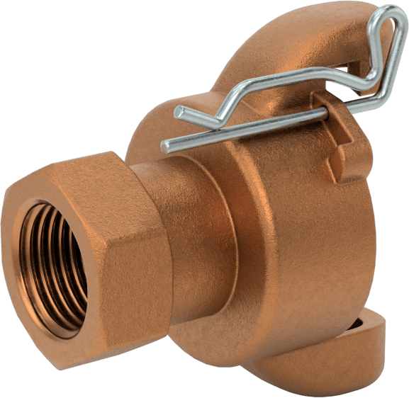 Twist-Claw Hortum Bağlantısı, Pirinç, 1/2 NPT Dişi Uç