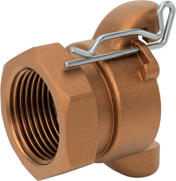 Twist-Claw Hortum Bağlantısı, Pirinç, 1 NPT Dişi Uç