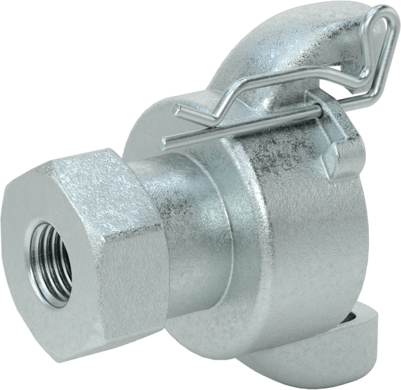 Twist-Claw Hortum Bağlantısı, Demir, 1/4 NPT Dişi Uç