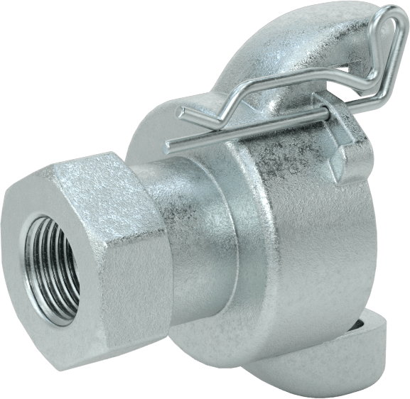 Twist-Claw Hortum Bağlantısı, Demir, 3/8 NPT Dişi Uç