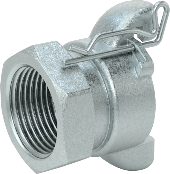 Twist-Claw Hortum Bağlantısı, Demir, 1 NPT Dişi Uç
