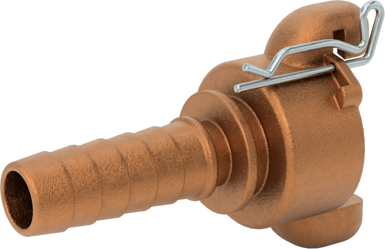 Twist-Claw Hortum Bağlantısı, 3/4" Hortum İç Çapı için Dikenli Uçlu Pirinç Adaptör