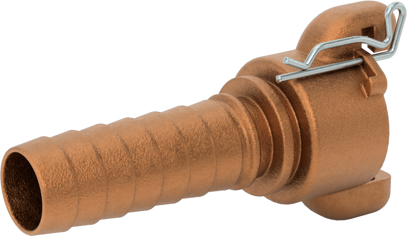 Twist-Claw Hortum Bağlantısı, 1" Hortum İç Çapı için Dikenli Uçlu Pirinç Adaptör
