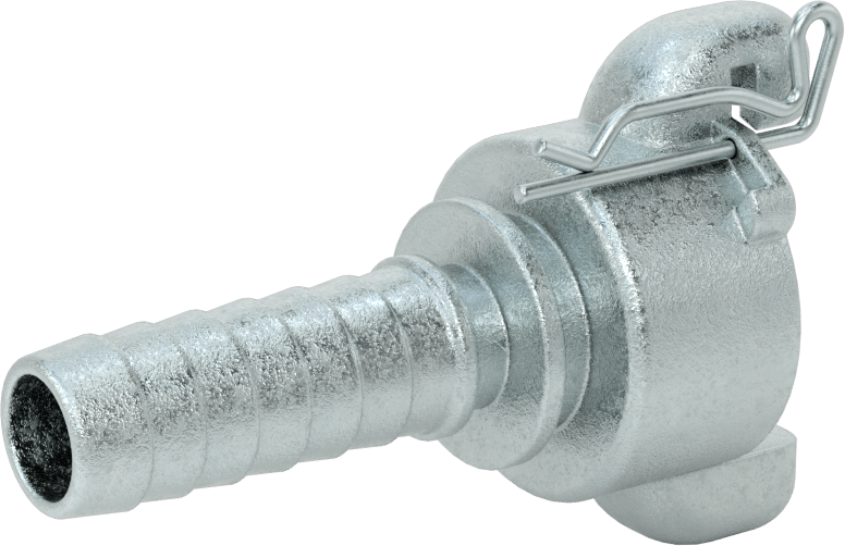 Twist-Claw Hortum Bağlantısı, 3/4" Hortum İç Çapı için Dikenli Uçlu Demir Adaptör