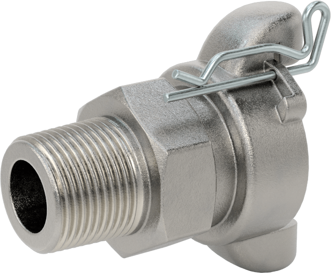 Twist-Claw Hortum Bağlantısı, 316 Paslanmaz Çelik, 3/4 NPT Erkek Uç