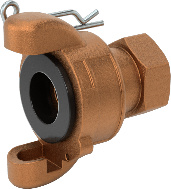 Twist-Claw Hortum Bağlantısı, 316 Paslanmaz Çelik, 3/8 NPT Dişi Uç