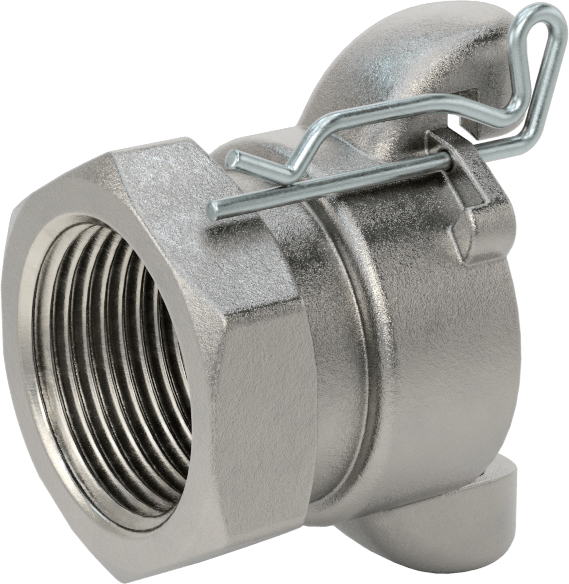 Twist-Claw Hortum Bağlantısı, 316 Paslanmaz Çelik, 1 NPT Dişi Uç