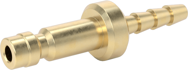Kompakt Hortum Bağlantısı, Hava için, 1/8 Boyut, Plug, 1/8" Hortum İç Çapı için