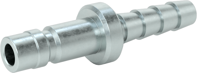 Kompakt Hortum Bağlantısı, Hava için, 1/4 Boyut, Plug, 1/4" Hortum İç Çapı için