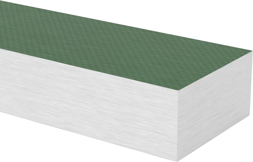 Yüksek Sıcaklık Garolite G-11 Çubuk, 3/4" Kalınlık, 1-1/2" Genişlik, 24 inç Uzunluk