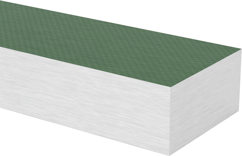 Yüksek Sıcaklık Garolite G-11 Çubuk, 3/4" Kalınlık, 1-1/2" Genişlik, 48 inç Uzunluk