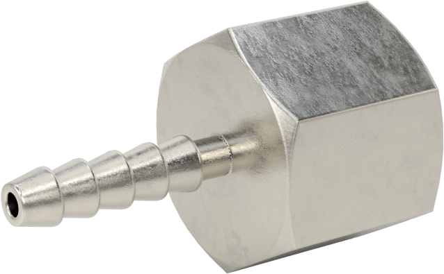 Kimyasallar ve Petrol için Dikenli Hortum Bağlantı Parçası, 1/8" İç Çaplı Hortum için 316 Paslanmaz Çelik Adaptör, 1/4 NPT Dişi
