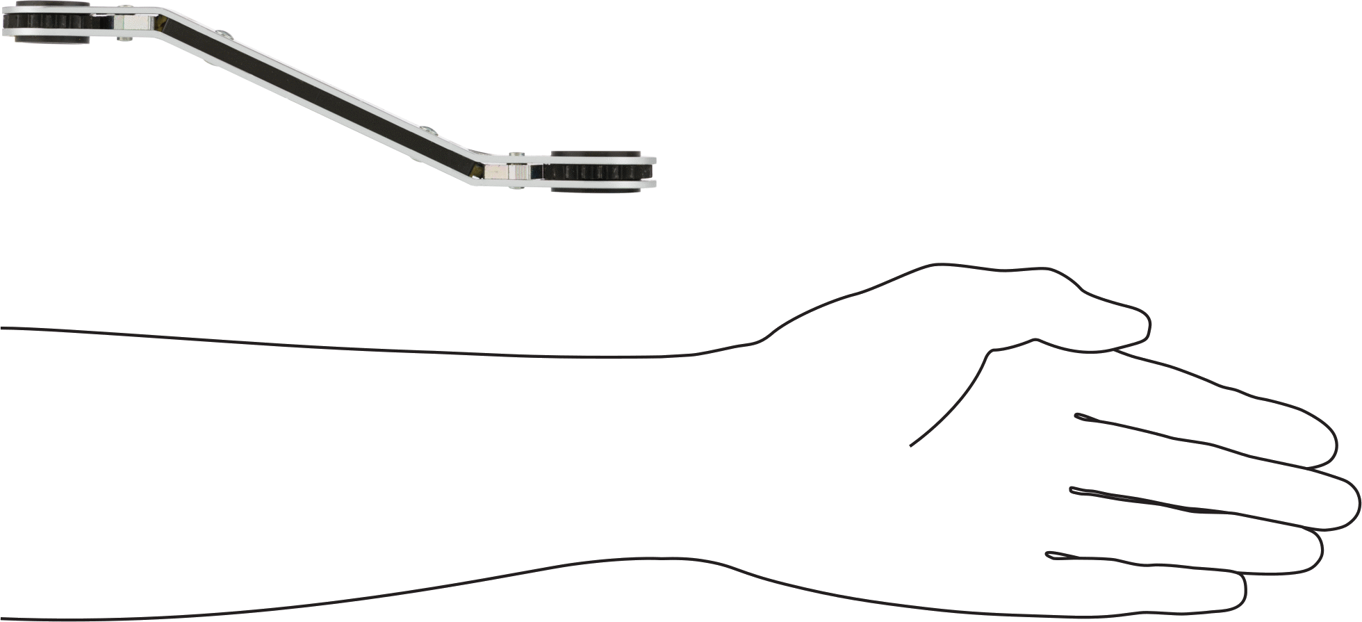 Derin Ofsetli Cırcırlı Çift Başlı Kutu Anahtarı, 12-Uçlu Açıklıklar, 15 mm x 17 mm Boyut, 8" Toplam Uzunluk
