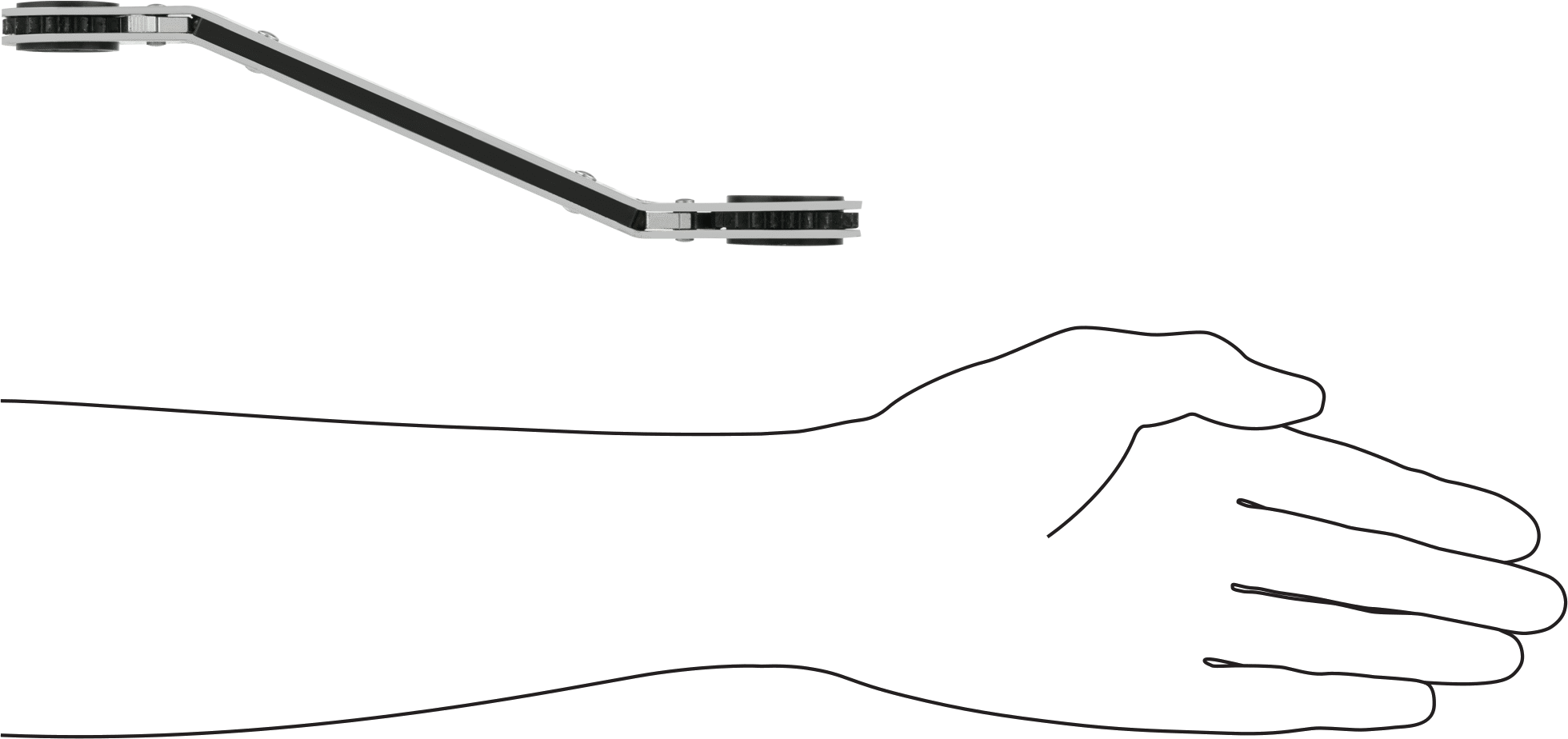 Derin Ofsetli Cırcırlı Çift Başlı Kutu Anahtarı, 12-Uçlu Açıklıklar, 19 mm x 21 mm Boyut, 9-1/8" Toplam Uzunluk