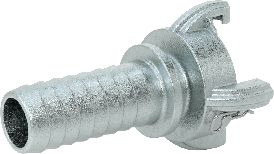 Hava ve Su için Bükümlü Pençeli Hortum Bağlantısı, 1-1/2" Hortum İç Çapı için Dikenli Uç