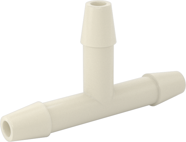Hava ve Su için Plastik Dikenli Boru Bağlantı Elemanı, T Konektörü, 1/8" Boru İç Çapı için