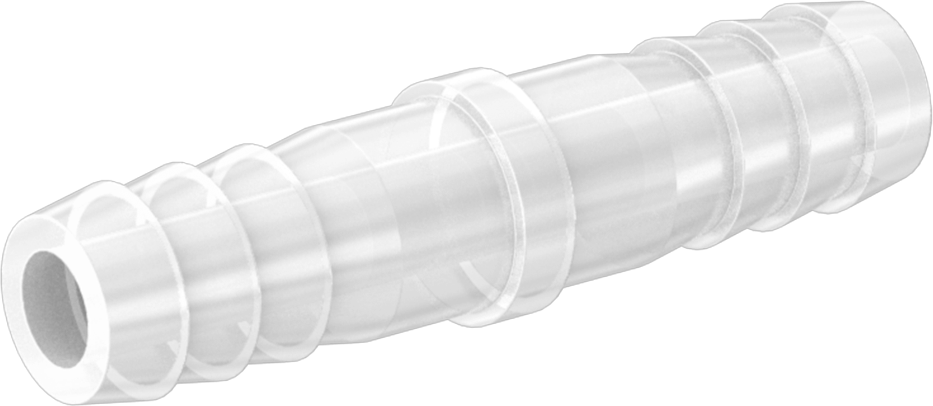 Hava ve Su için Plastik Dikenli Boru Bağlantı Elemanı, Düz Konektör, 3/8" Boru İç Çapı için