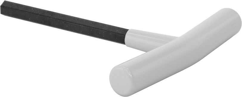 Fosfat Kaplı Çelik T-Saplı Altıgen Anahtar, 3/8" Tahrik Boyutu, Yastıklı Tutamak, 6" Toplam Uzunluk