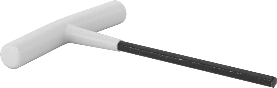 Fosfat Kaplı Çelik T-Saplı Altıgen Anahtar, 7/32" Tahrik Boyutu, Yastıklı Tutamak, 6" Toplam Uzunluk